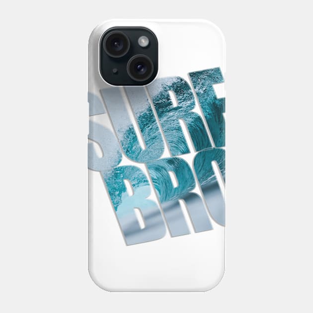 SURF BRO Phone Case by afternoontees