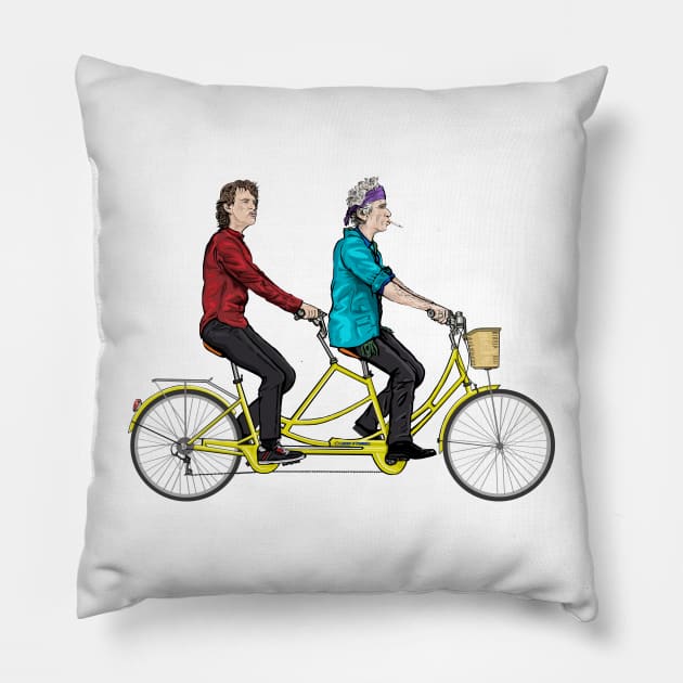 Rolling Tandem Pillow by FanboyMuseum