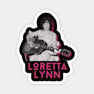 Loretta lynn\\original retro fan art Magnet