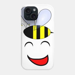 Funny ideas Bee happy funny t-shirt funny gifts for friends Phone Case