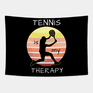 Tennis is my therapy Tapestry