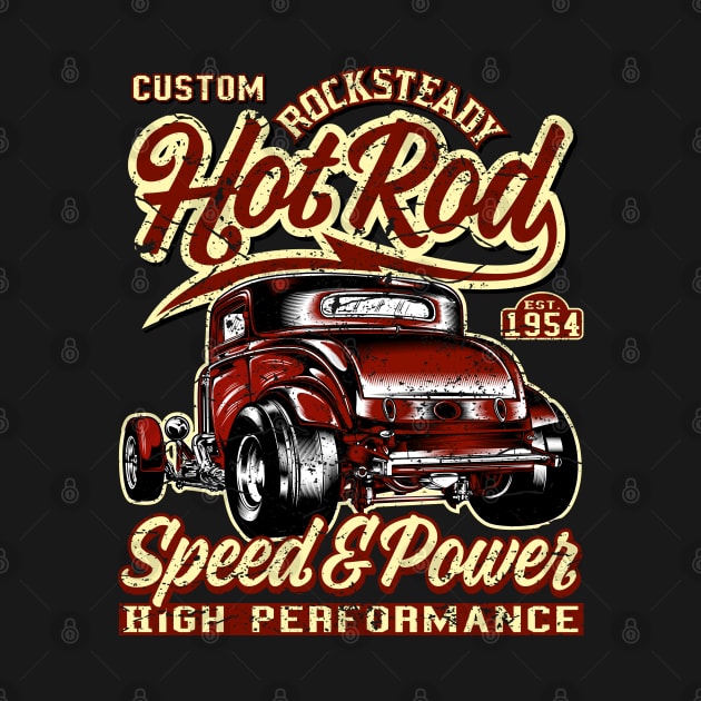 Custom Rocksteady Red Hot Rod by RockabillyM