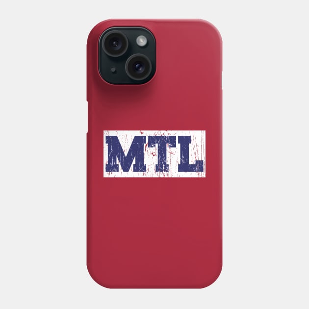 MTL / Canadiens Phone Case by Nagorniak