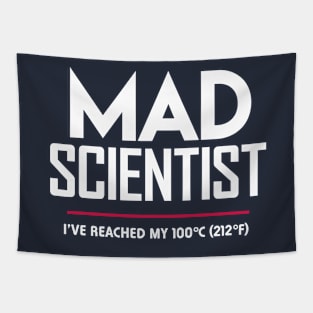 Mad Scientist: Science March Protest (I've Reached my Boiling Point) Tapestry