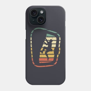 Climbing Rock Climber Carabiner Retro Design Phone Case