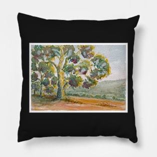 Gumtree Sunset - Watercolour Pillow