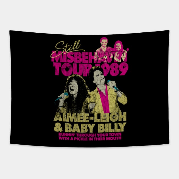 VINTAGE - Still Misbehavin' Tour 1989 Retro Tapestry by zackninja99