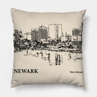 Newark - New Jersey Pillow