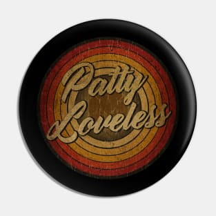 retro Patty Loveless Pin