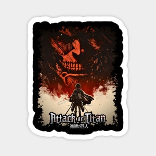 Attack on Titan Eren titan against Mikasa Magnet