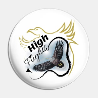 A proud eagle Pin