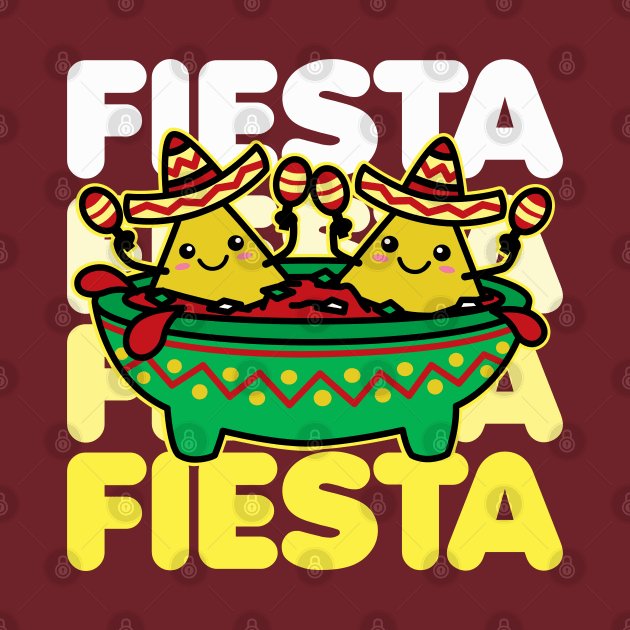 Let's Fiesta Kawaii Chips & Salsa by DetourShirts