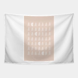 Cute pink geometric pattern Tapestry