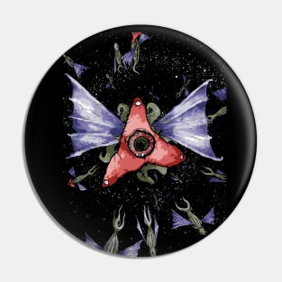 Lovecraft Elders fly in endless space Pin