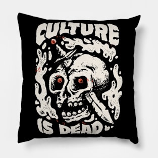 Rebel Culture Skull Pillow