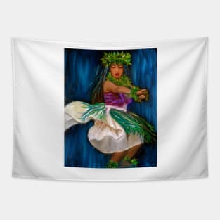 Merrie Monarch Hula Tapestry