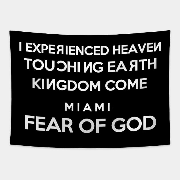 Miami Fear Of God Tapestry by Bahaya Ta Podcast