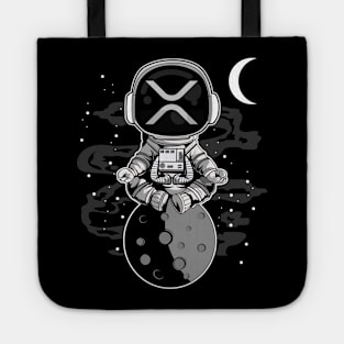 Astronaut Ripple XRP Coin To The Moon Crypto Token Cryptocurrency Wallet Birthday Gift For Men Women Kids Tote