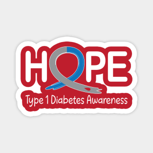 Hope Type 1 Diabetes Awareness Magnet