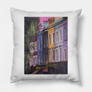 Beautiful Houses In Portobello Road Pillow