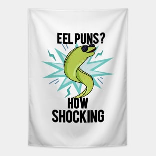 How Shocking Funny Eel Pun Tapestry