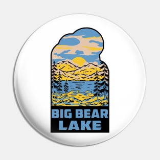 Big Bear Lake California CA Pin