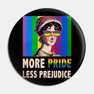 More Pride Less Prejudice LGBT ally pride month Pin