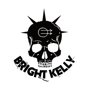 Bright Kelly Hobo Skull (Dark) T-Shirt