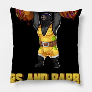 Bears & Barbells Pillow