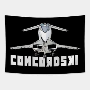 Tu-144 Conrordsi Aircraft Plane  Airplane Russian Passenger Jet Tapestry