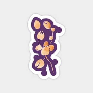 Golden Blossoms Magnet