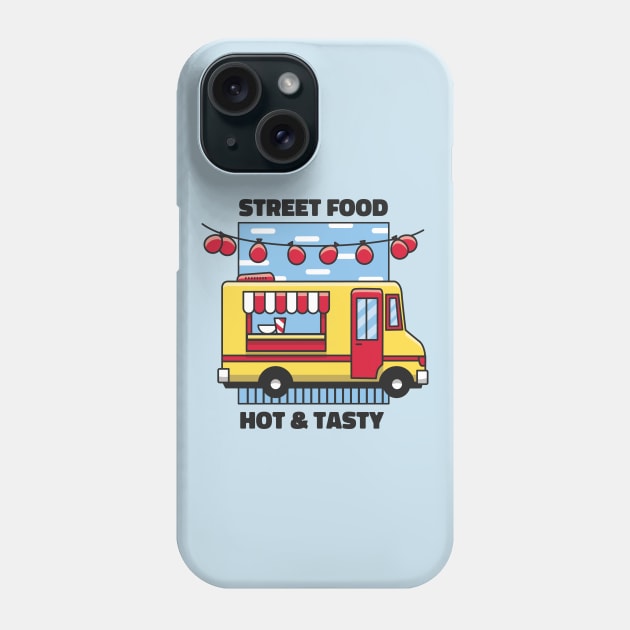 Food truck Quote Phone Case by Safdesignx