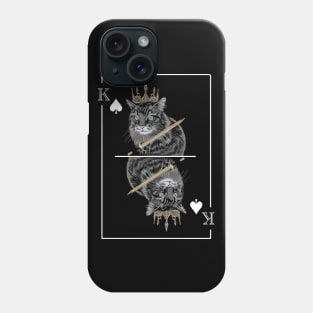 Cat Spades King Playing Card Cat Daddy Cat Mom Funny Cat Phone Case