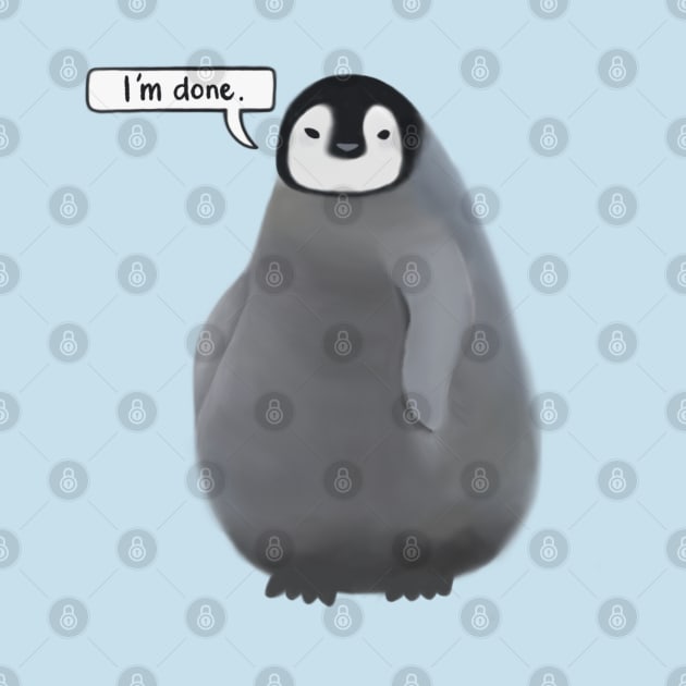 Grumpy Penguin by awesomesaucebysandy