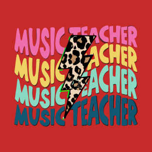 Music teacher Thunderbolt T-Shirt