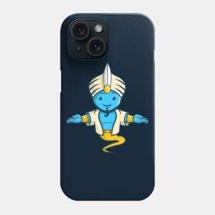 Ghost Genie Mascot Illustration Phone Case