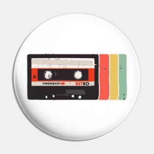 Vintage Retro Mixtape Cassette Pin