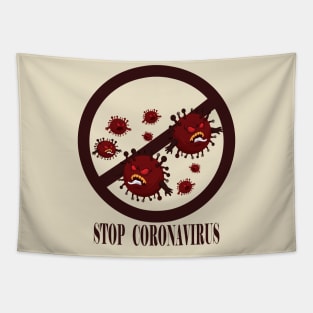 Stop Coronavirus Covid19 Tapestry