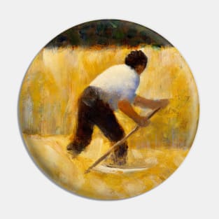 The Mower by Georges-Pierre Seurat Pin