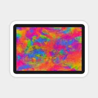 Colourful Random abstract background pattern Magnet