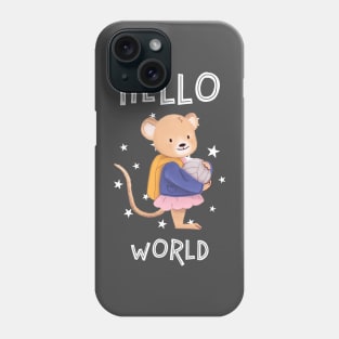 Hello World - Little Mouse Phone Case