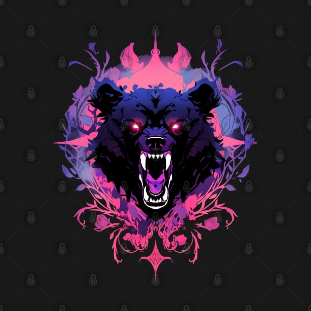 angry bear by skatermoment