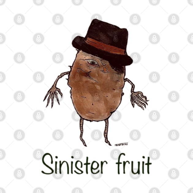 Sweet Potato with Fedora by Sinister Fruit