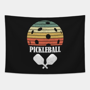 Pickleball Vintage Distressed Retro Player Tapestry