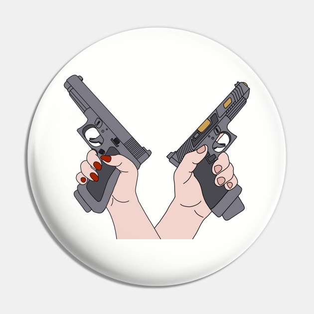 DPS Gun Pin by ballooonfish