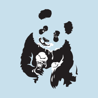 Pandas Like Ice cream too. T-Shirt