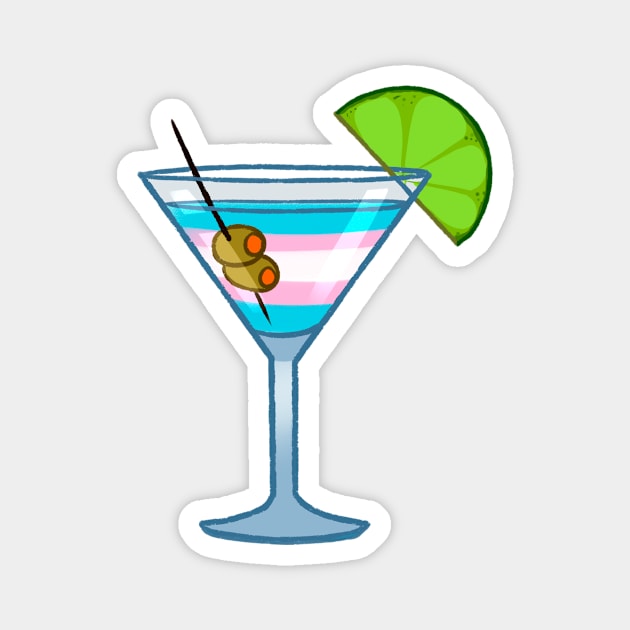 Transgender cocktail #1 Magnet by gaypompeii