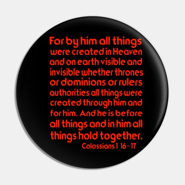 In him all things were made Pin by AlondraHanley