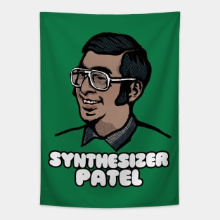 Synthesizer Patel / Retro Synth Geek Design Tapestry