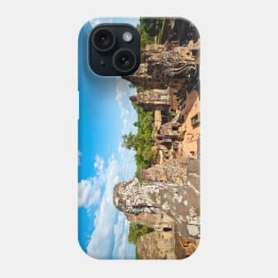 View of the temples of Angkor, Cambodia Phone Case